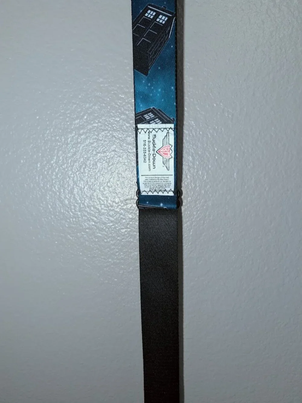 Doctor Who TARDIS Seatbelt Buckle Belt Buckle-Down Adjustable Blue Novelty